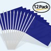 Anley Blue Mini Flag, Pack of 12 - Hand Held