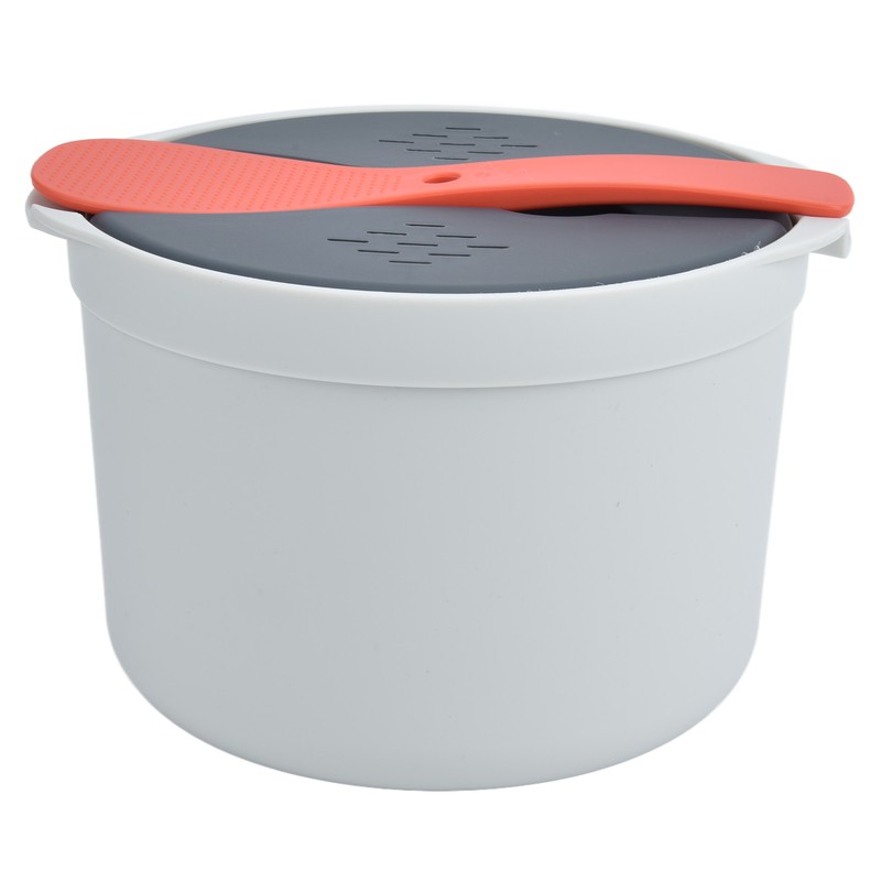 Microwave Rice Cooker 2L Food Grade PP Material Rice Spoon