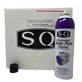 SQ Non-Flammable Brake Parts Cleaners,12 Pack, 19 OZ per can, not for use in CA and NJ