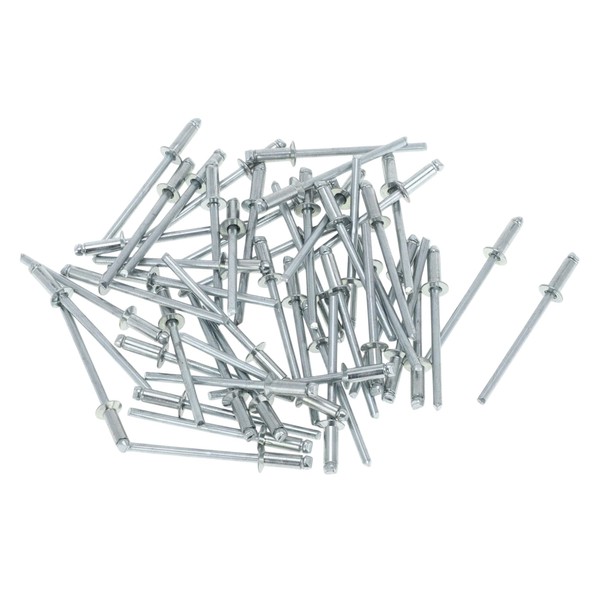 RATCHROLL 50 Pcs Open End Large Flange Blind Rivets 3mm