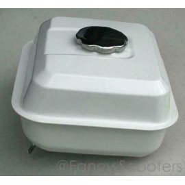 Fancy Scooters WHITE REPLACEMENT GAS TANK BAJA MINI BIKE MB165 MB200
