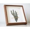 8x8 Wooden Picture Frame, 8x8 Square Picture Frame with 7x7