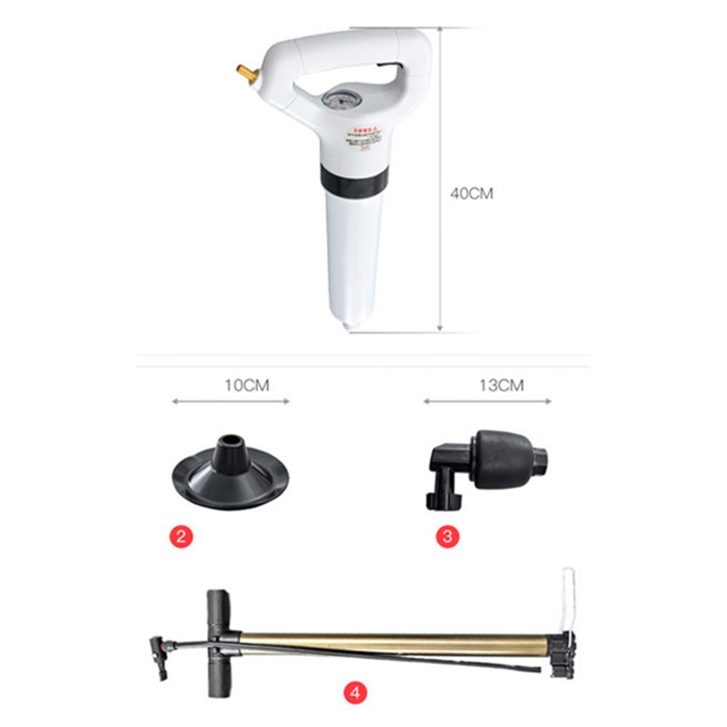 High Pressure Air Drain Blaster Cleaner Sewer Pipe Dredging Device