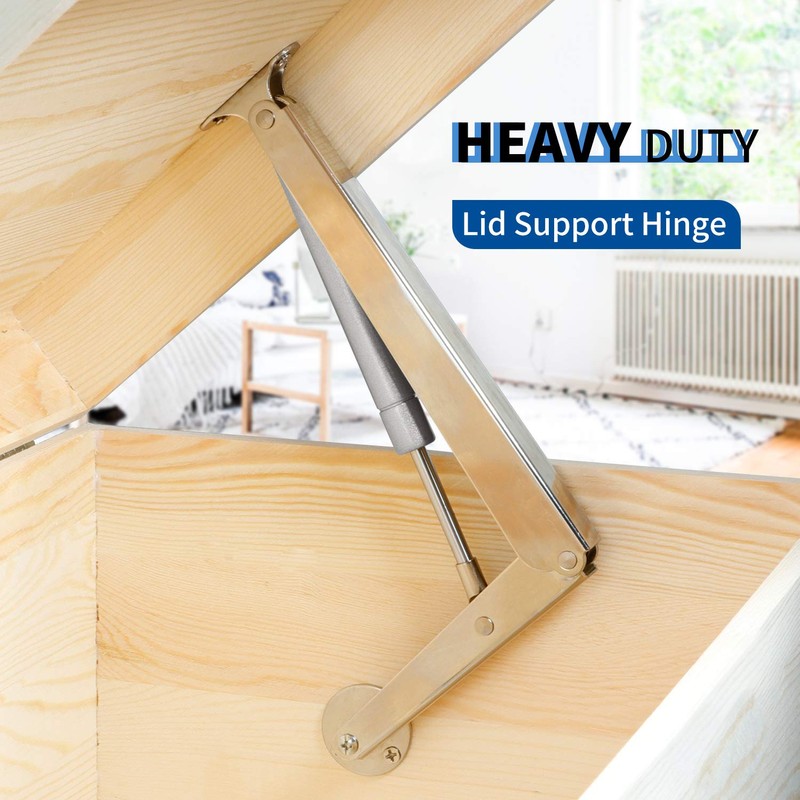 RUYUFE 200N Lid Support Hinge Heavy Duty Soft Close Gas