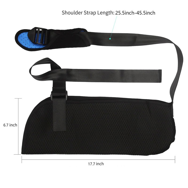 Kids Arm Sling for Shoulder Injury, Breathable Mesh Rotator Cuff