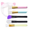 3 Piece Mask Brush Set with Headband for Gentle and