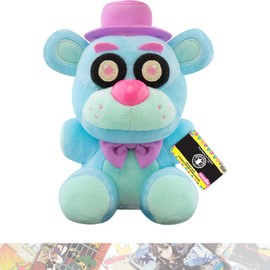 Blue F r e d d y : Spring Colorway Mini Plush Bundle with 1 F N A F Theme Compatible Trading Card (54012)