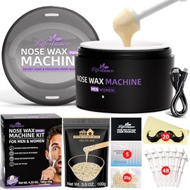 Lifestance Nose Wax Kit for Men & Women - 120g Nose Hair Wax Kit