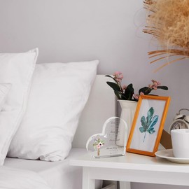 Christian Easter Gifts for Women Inspirational Baptism Gift with Bible Verse and Prayer Scripture Catholic Religious Gift Christmas Birthday Communion Gifts Acrylic Block Plaque Keepsake Decor