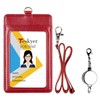 Teskyer ID Card Holder, Name Holder, Telescopic Reel, Pass Case,