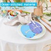SilverChry Cutlery Holder Easter Bunny, 12 Pieces Cutlery Bag Felt