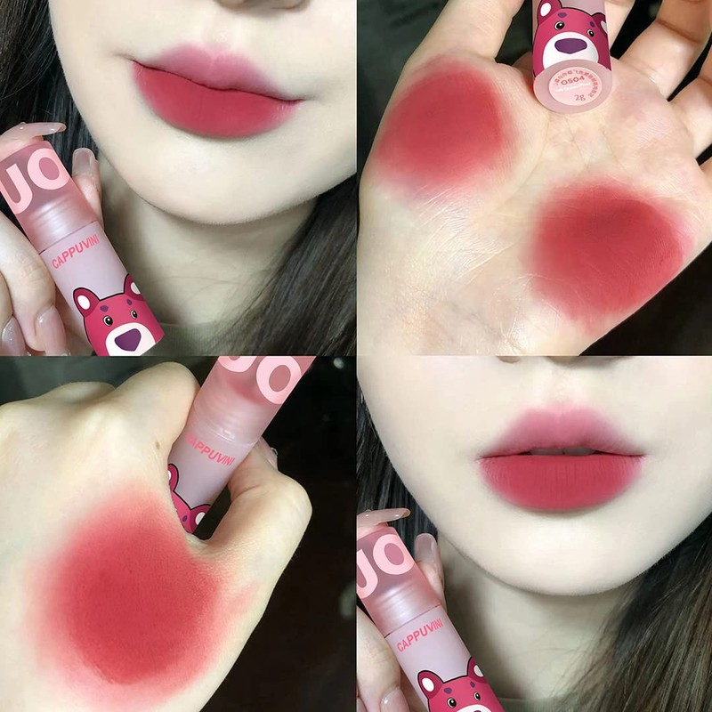 Sitovely 3 Pieces Velvet Matte Lipstick Lip Mud Set, Long-Lasting,