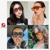YUELUQU Polarised sunglasses men women 70s vintage sunglasses retro sunglasses