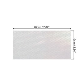 PATIKIL Assorted Reflective Fishing Lure Stickers, 20Pcs Adhesive Holographic Luminous Lure Making Sticker Crafts DIY Film Flash Lure Tape for Fishing Lure Making Metal Baits