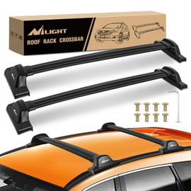 Nilight Roof Rack Cross Bars Fit for Honda CRV 2007 2008 2009 2010 2011 with Fixed Point, Adjustable Aluminum Car Crossbars with Rubber Pad for Cargo Carrier Luggage Bike Kayak Rooftop Tent Snowboard