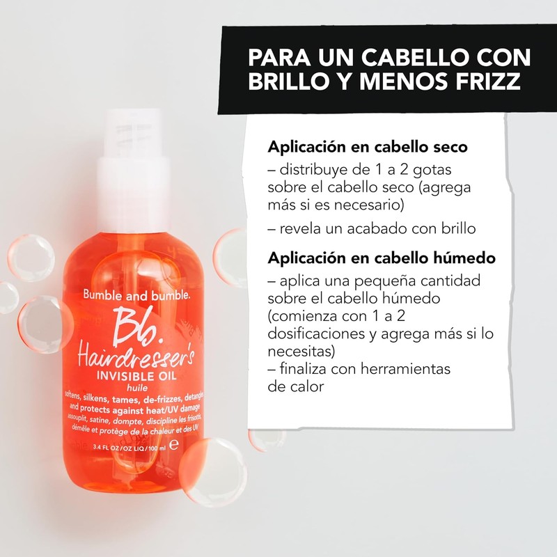 Bumble and Bumble Invisible Oil Aceite Capilar Protector Térmico