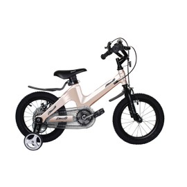 NiceC BMX Kids Bike with Dual Disc Brake for Boy and Girl 14" 16" Training Wheels for Ages 3-8 (14" Champagne)