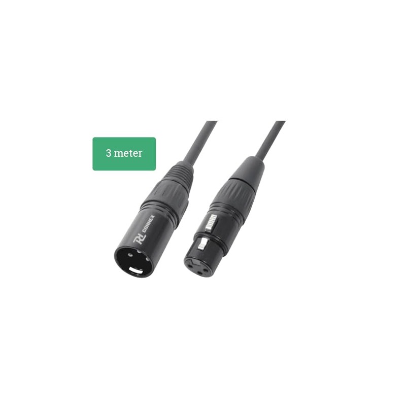 Power Dynamics DMX Cable, PD Connex, 3 Pin Professional XLR