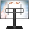 Universal TV Stand/Base Tabletop TV Stand with Wall Mount for