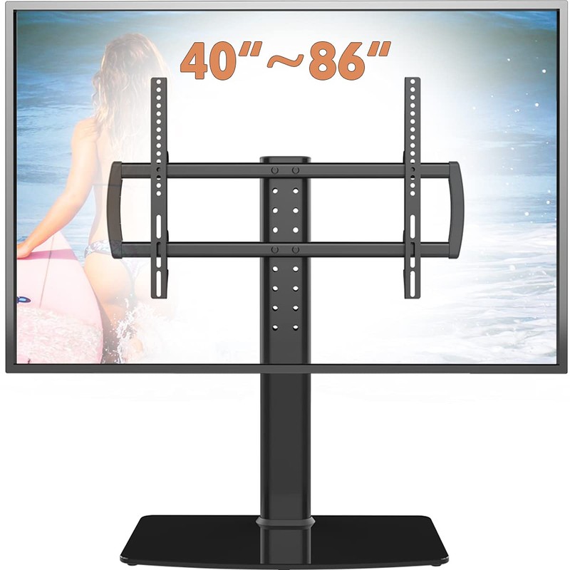 Universal TV Stand/Base Tabletop TV Stand with Wall Mount for
