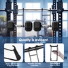QKOQKO Dumbbell Spotter Hooks Hangers，Heavy Power Dumbbells Rack Attachments for
