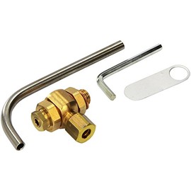 Oventrop Aquastrom P 4209102 Sampling Valve DN 8, 1/4 Inch, Gunmetal / Stainless Steel