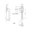 Nakanishi Industrial R DC-625 Window Opening Cam Latch Handle