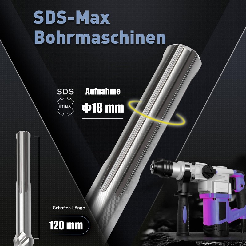 SDS Max Drill Bit 20 x 340 mm, Concrete Drill