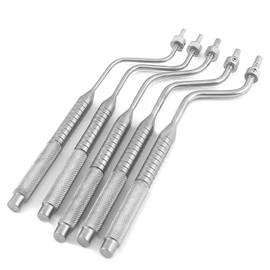 AA PRO OSTEOTOMES Set Bone Spreading Adjustable Screw CONCAVE TIP Dental IMPLANT Instrument Set of 5 A+ Quality