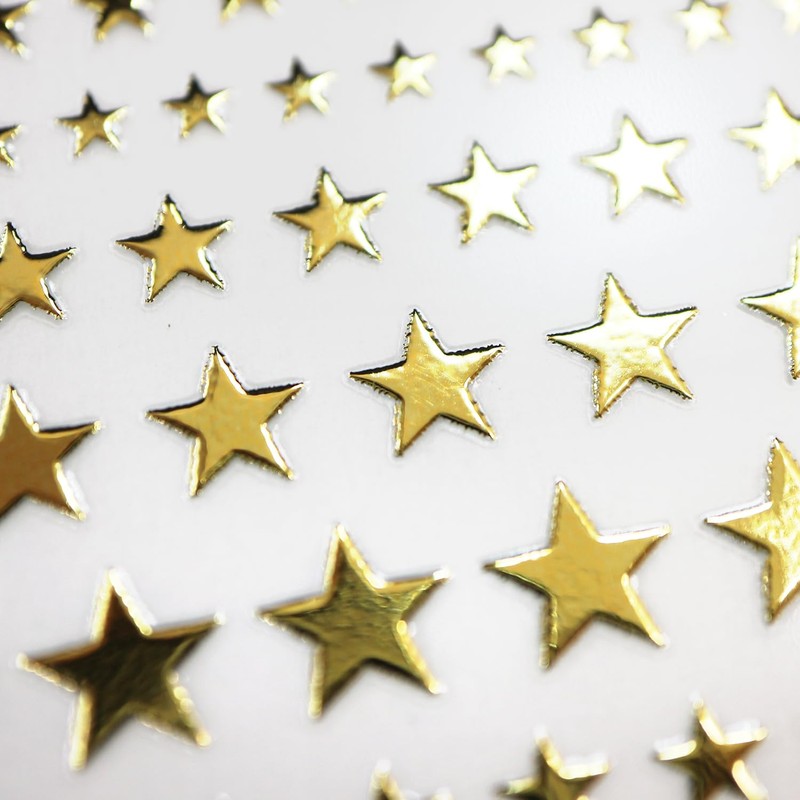 Nail Stickers, Stars, Gold, Gold, Nail Stickers, Nail Art, Self