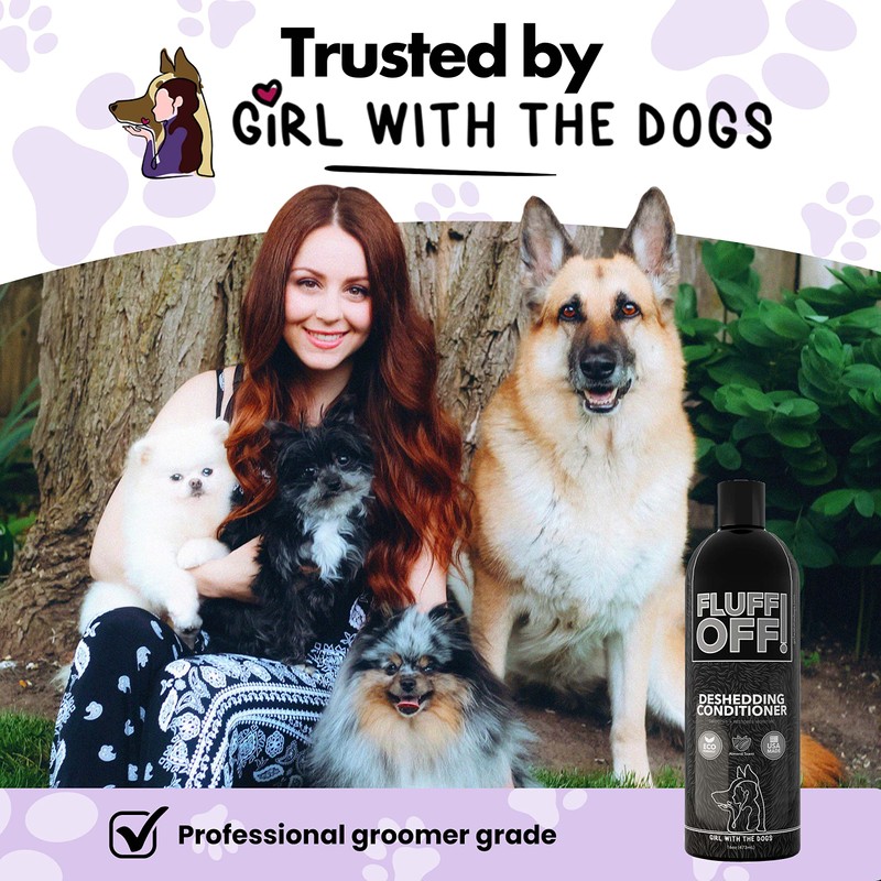 Fluff Off! by Girl With The Dogs, Natural Deshedding Dog/Cat