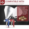 Solid Brass Texture Sprayer Orifice Tip Set, Fits Wal-Board Drywall