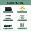 Garage Door Screen 11x9ft for 1 Car, Retractable Fiberglass Magnetic