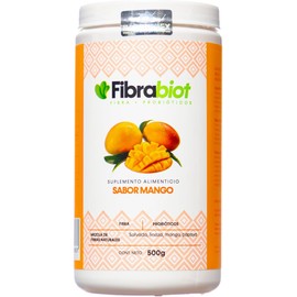 Fibrabiot Mango - Suplemento Alimenticio a Base de Fibra Natural, Polvo para Preparar Bebida Sabor Mango, Presentación de 500g