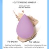 7 PCs Pink Series Multi-color Makeup Sponge Set, Foundation Blending