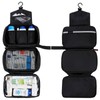 Hanging Toiletry Bag for Travel – Waterproof Foldable Organizer for