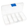 10 Compartment Transparent Small Storage Box 7 x 13 x