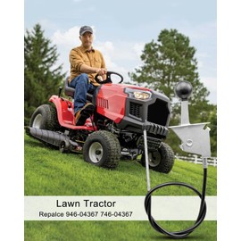 OCHIKI Lawn Mower Throttle Cable Fit for MTD Troy Bilt Yard Machines 2012-2014 Lawn Tractor, Fit for Craftsman T1000 T1200 LT-1500 Some Models, Replace 946-04367 746-04367