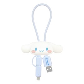 Gourmandies Sanrio Characters Mascot Cover Multi Charging Cable Cinnamoroll SANG-507CN
