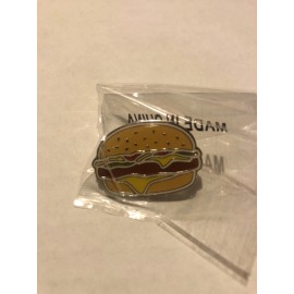 McDonald's McDonalds Restaurants Cheeseburger Fast Food Employee Promo Lapel Pin New 2019