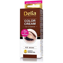 Delia Cosmetics Delia Cosmetics - Creamy Eyebrow Tint - BROWN - Professional Coloring - Easy Application - 15ml