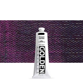 Golden Heavy Body Acrylic - Permanent Violet Dark 5oz tube