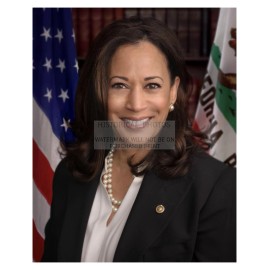 VICE PRESIDENT KAMALA HARRIS CALIFORNIA SENATOR PORTRAIT 8X10 FRAMED PHOTO