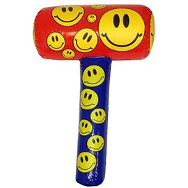 Henbrandt Party time Inflatable Smiley Mallet 48cm