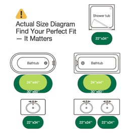 LUMI Beach Bathroom Rugs, Non Slip Bath Mat Ultra Soft Washable Absorbent Quick Dry, Ocean Sea Theme Bath Rug with Starfish Shell for Shower Floor, Kitchen Decor, Kids Room, 24"x44"