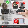 We.Lock L6PB Code Lock Door Lock with Pin Code for