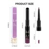 evpct 1Pcs Dark Purple Plum Lip Stain Paint Matte Lip