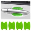 XINLIYA 4PCS Car Door Handle Protector Sticker, Universal Carbon Fiber