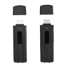 Generic Wireless HDMI Transmitter and Receiver, 4K Decoding 1080P Output, HD Multimedia Interface Extender with LED Display, 50m / 164.04ft, Plug and Play for Laptop PC Projector