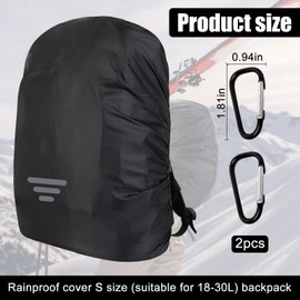 EULAPGOE Waterproof Backpack, Waterproof Motorcycle Backpacks Cover, Provides Durable Protection and Night Safety
